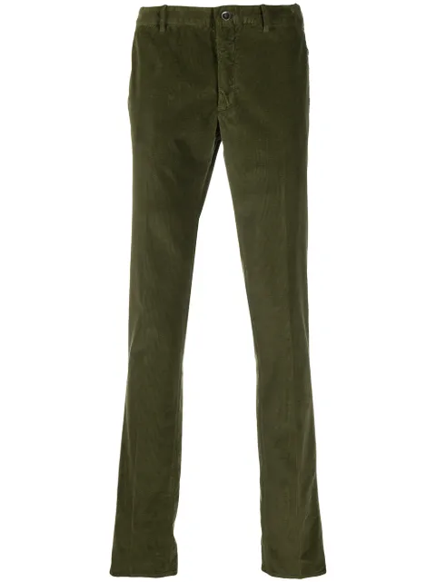 Incotex elasticated corduroy trousers