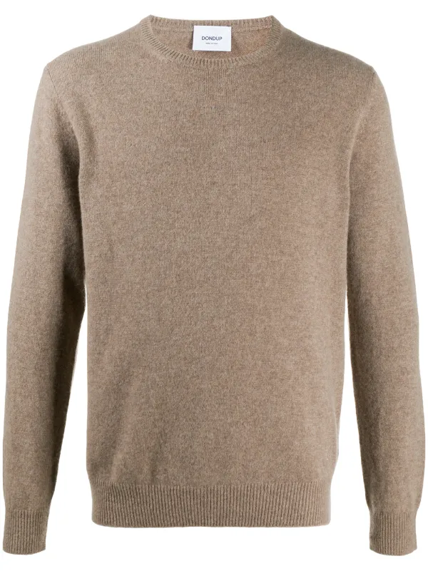 fine knit crew neck jumper