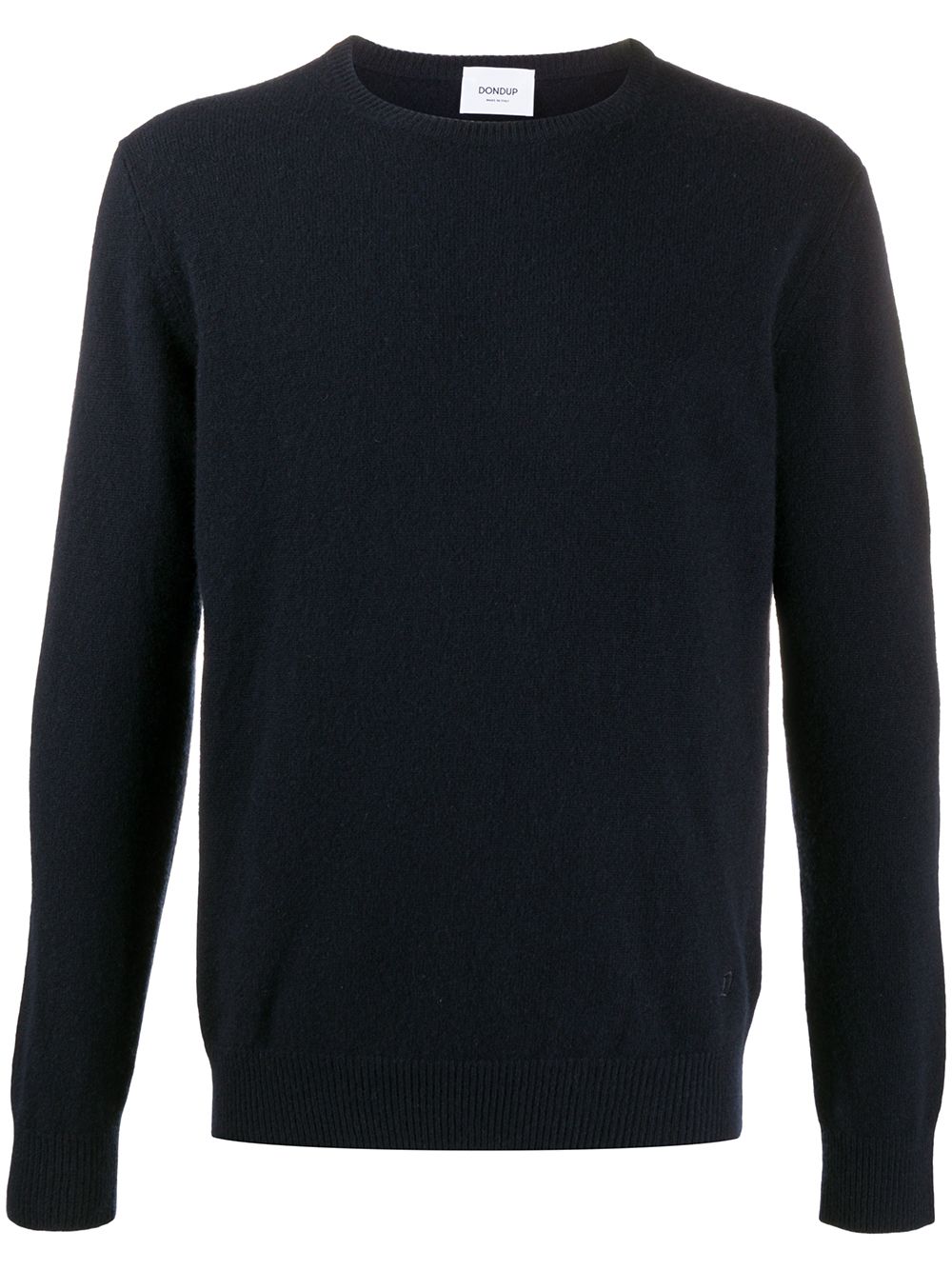 DONDUP fine-knit crew neck jumper - Blue