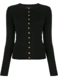 agnès b. Snapy snap cardigan - Black