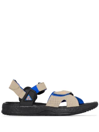 black nike strap sandals