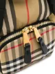 Burberry small check-print backpack