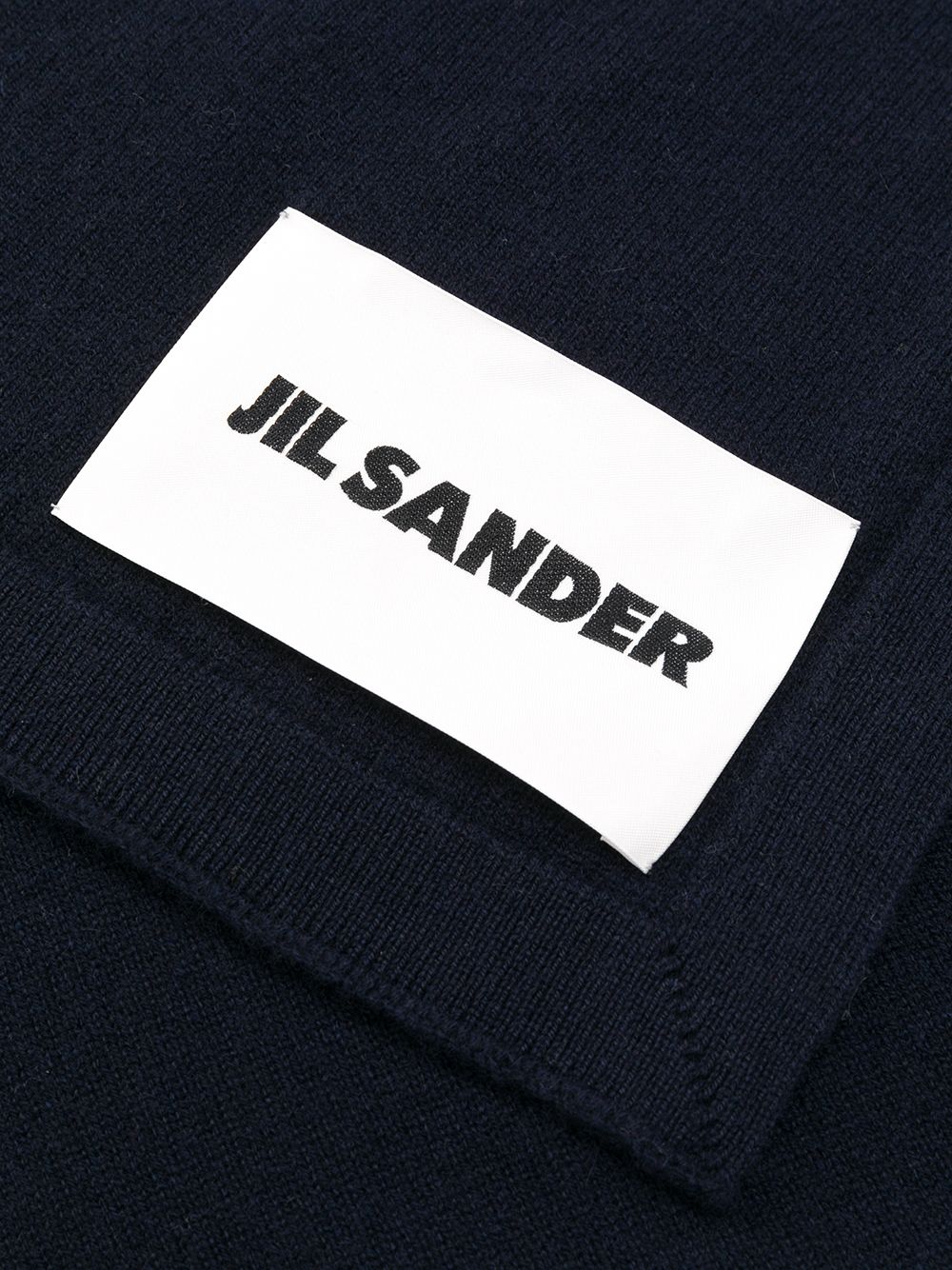 фото Jil sander шарф с нашивкой-логотипом