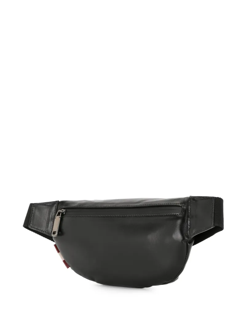 BALLY ZIP-UP LEATHER BELT BAG