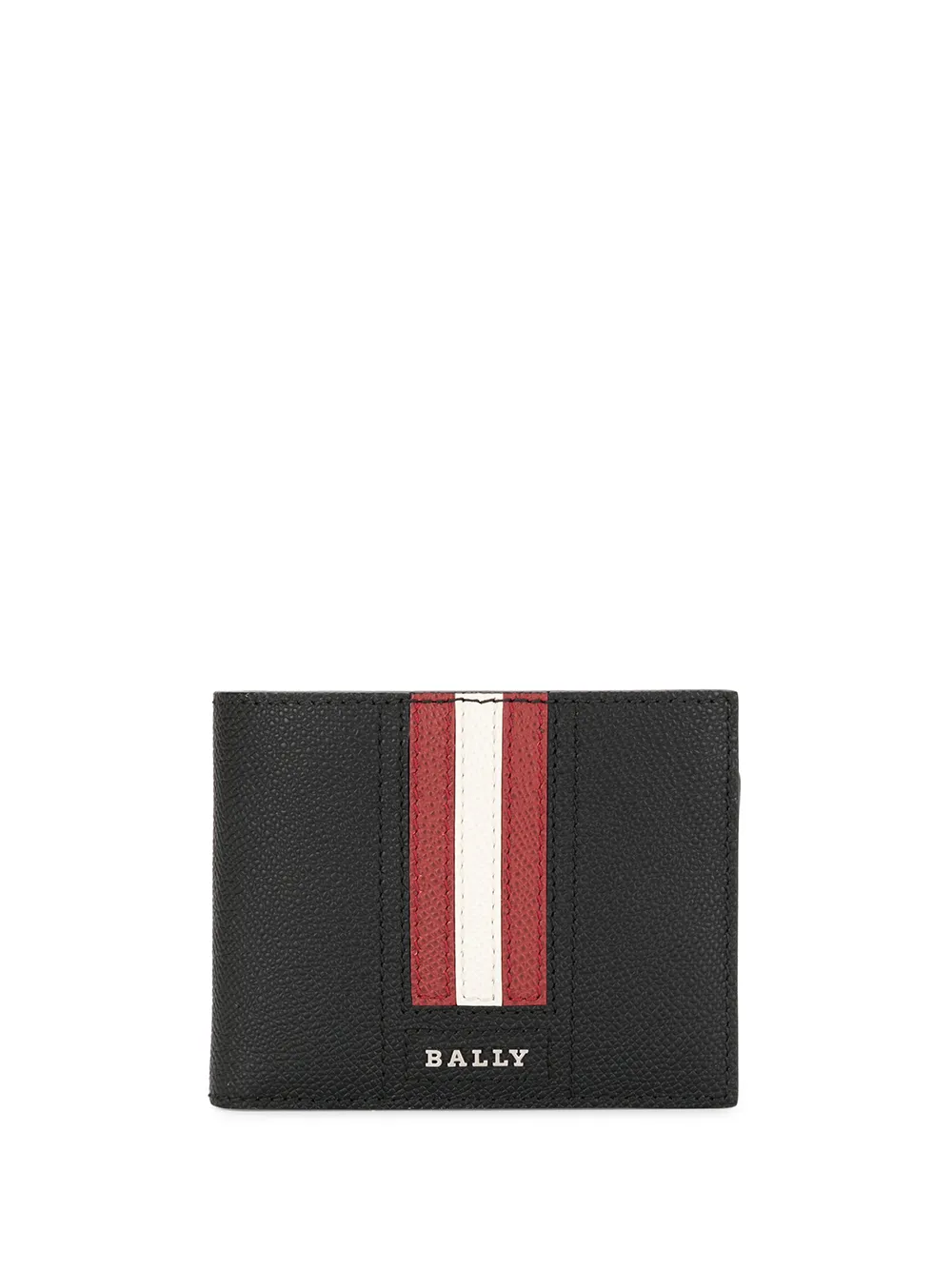 

Bally stripe bi-fold waller - Black