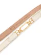 Bally double B logo belt