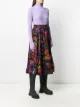 MSGM tree-print A-line skirt