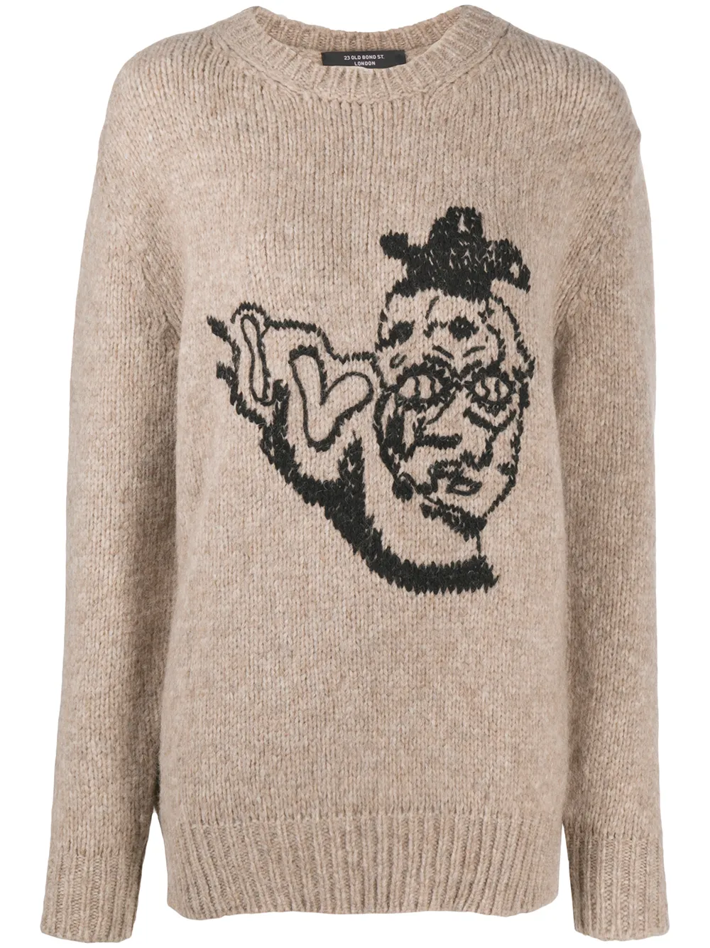 Stella McCartney джемпер вязки интарсия