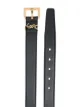 Saint Laurent logo plaque adjustable belt