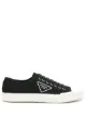 Image 1 of Prada triangle-logo low-top sneakers