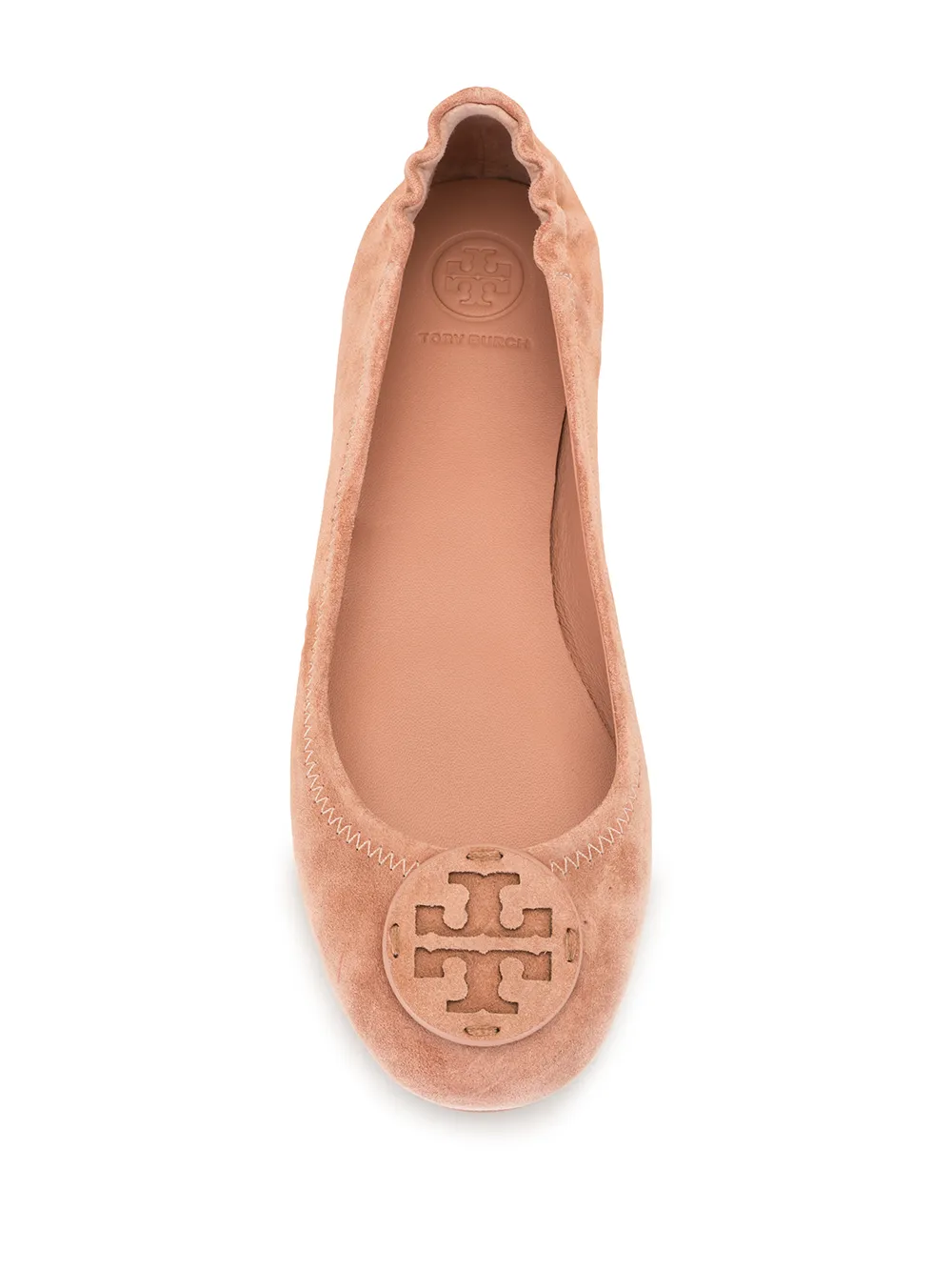 Affordable Tory Burch logo plaque ballerina shoes Women