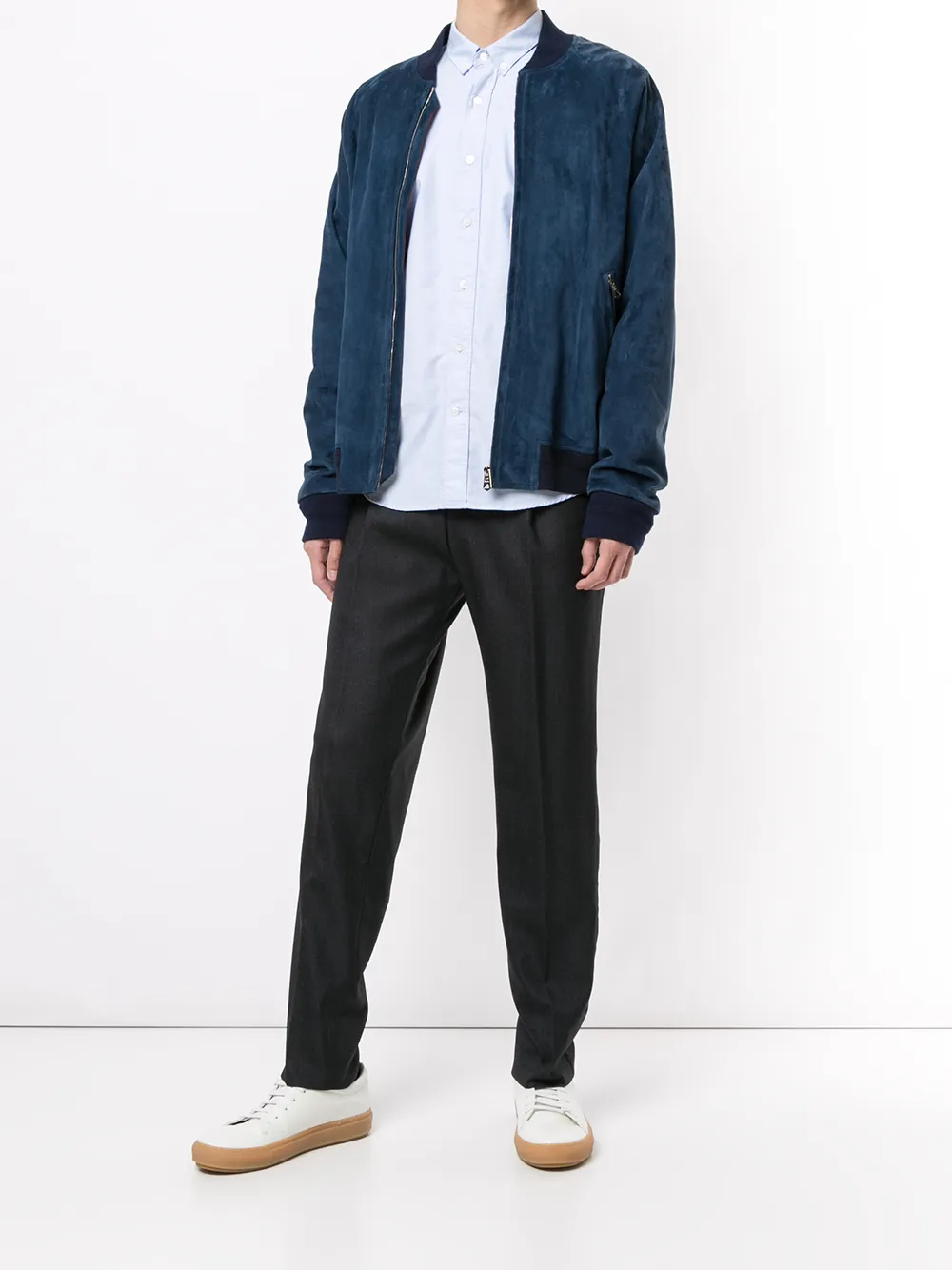 Corneliani Broek met trekkoordtaille - Grijs