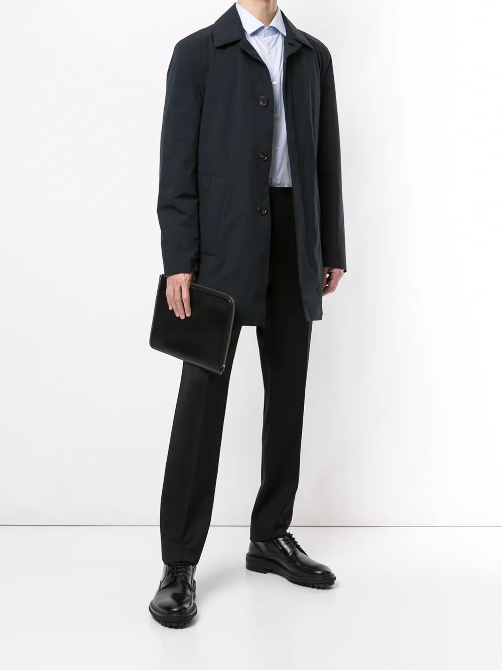 Corneliani Slim-fit pantalon - Zwart