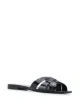 Image 2 of Saint Laurent crocodile-effect crossover strap sandals