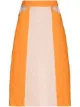 Image 1 of Dodo Bar Or Teri two-tone quilted midi skirt