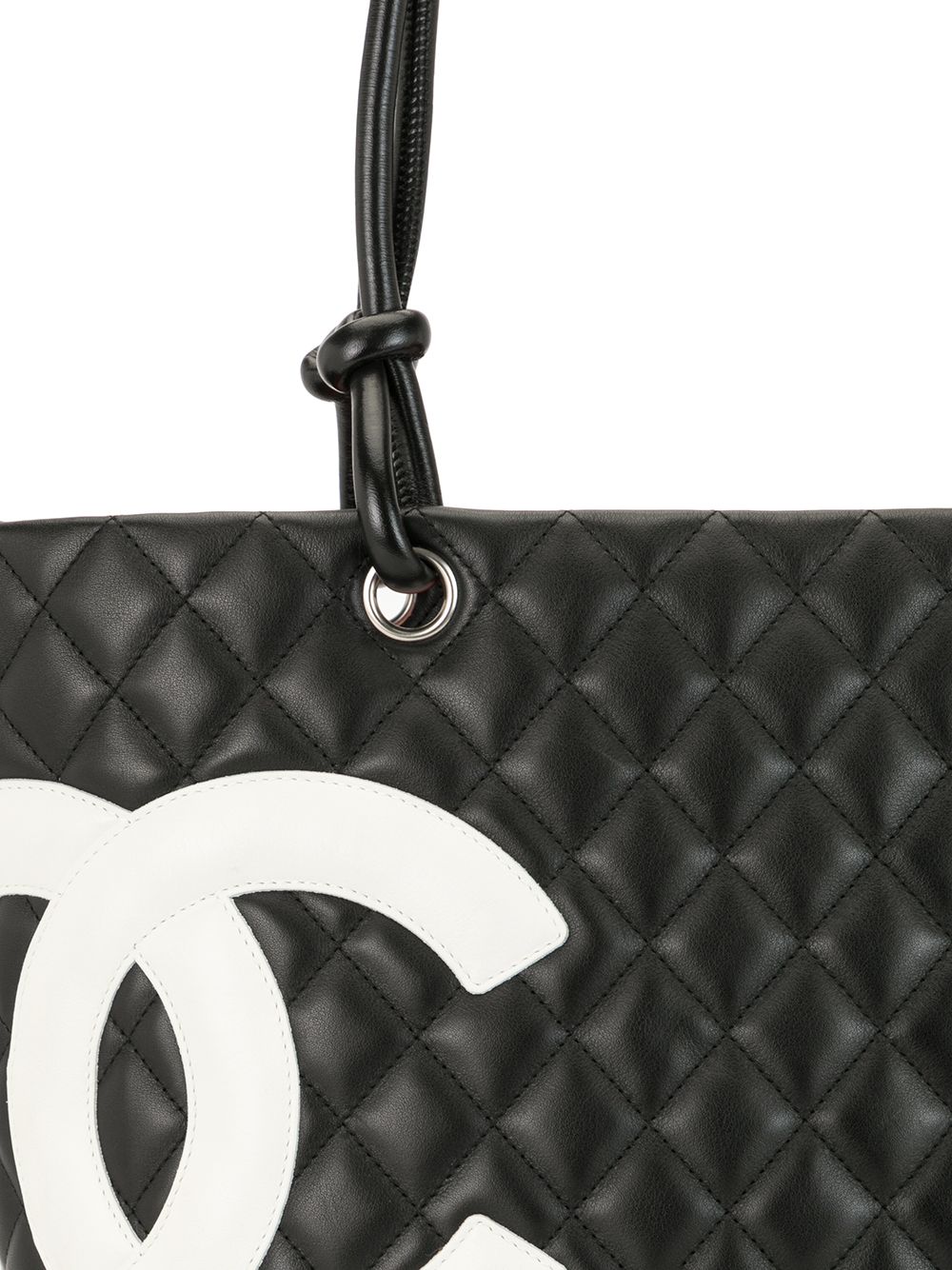 фото Chanel pre-owned сумка-тоут cambon line 2005-го года с логотипом сс