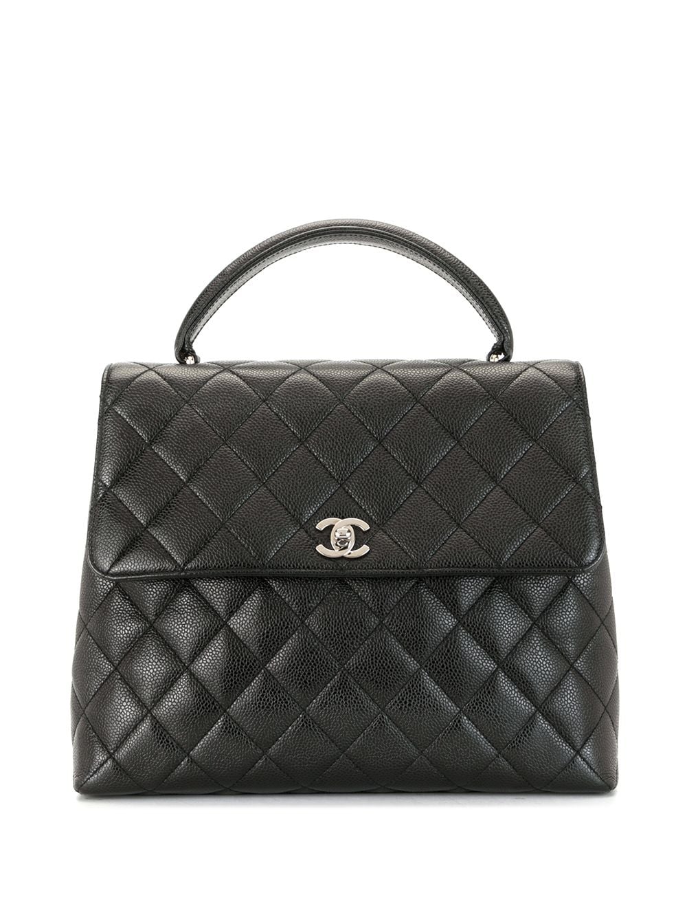 CHANEL Pre-Owned 2001 Diamond Quilted Tote Bag - Farfetch