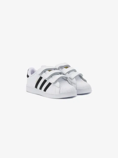 adidas Kids Superstar touch strap sneakers