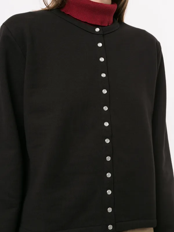 black fleece Le Classique snap cardigan