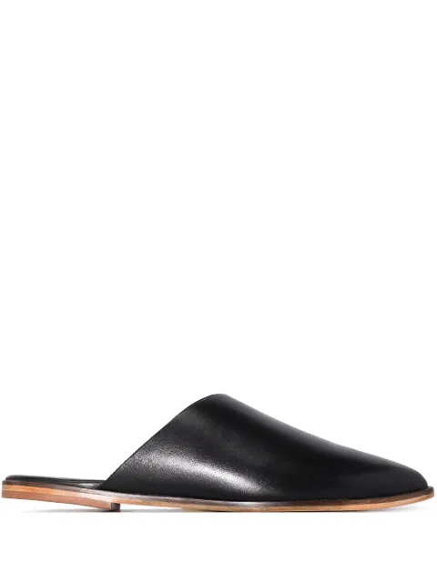 designer mules flat
