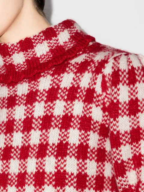 Shop Shrimps Elisa check-pattern roll 