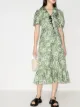 Image 2 of Shrimps Oakley floral-print silk midi dress