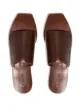 St. Agni leather slip-on flat sandals