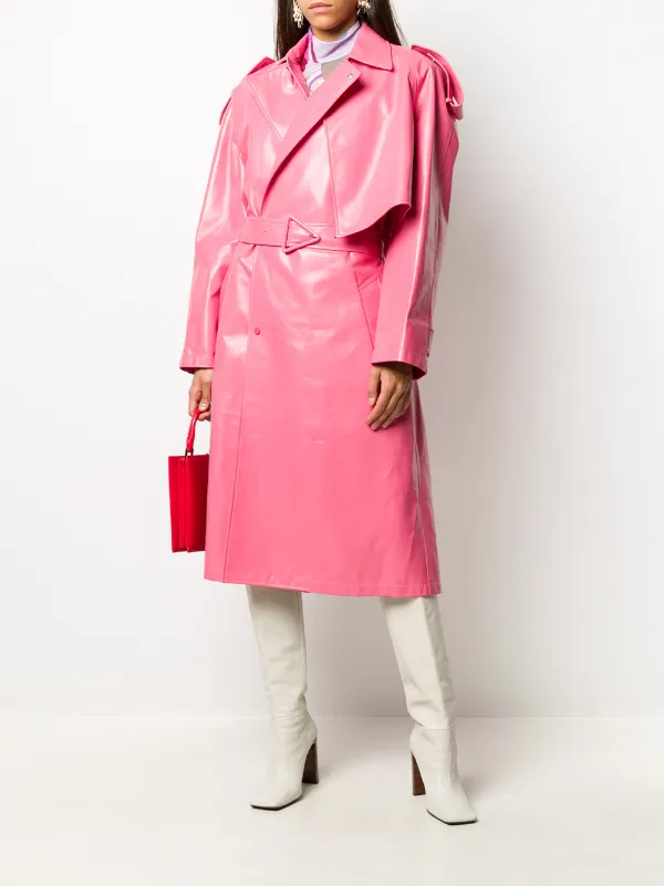 pink trench