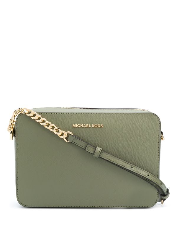 green michael kors wallet