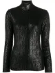 Image 1 of Ermanno Scervino roll neck snakeskin-effect top