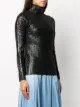 Ermanno Scervino roll neck snakeskin-effect top