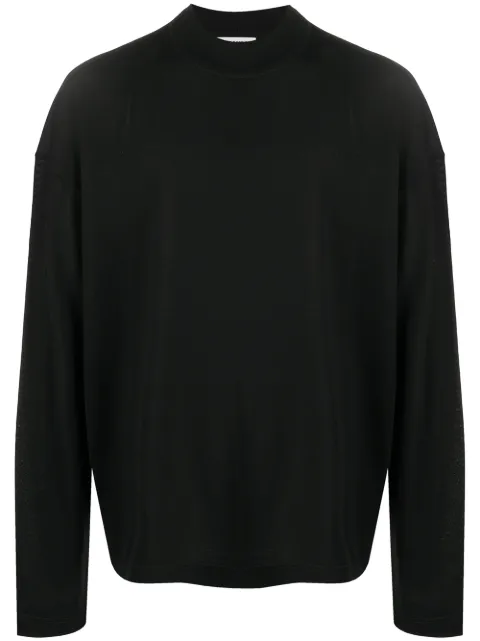 Jil Sander Oversized crew neck Pullover Farfetch Jil Sander Oversized crew neck Pullover Farfetch