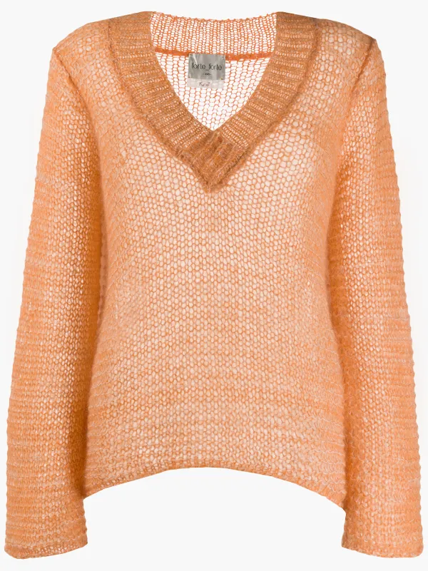 orange chunky jumper