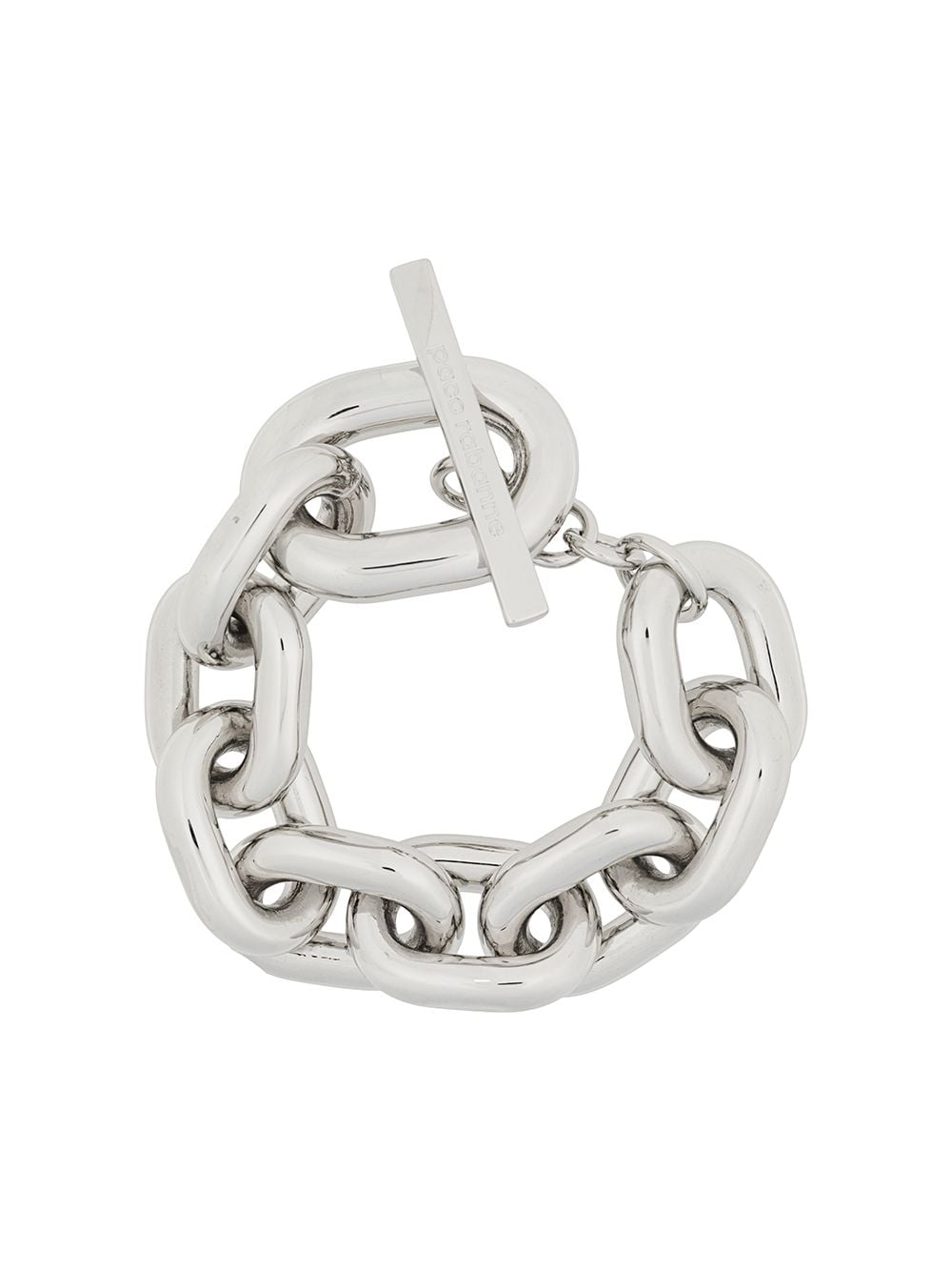 Shop Paco Rabanne Chunky Chain Bracelet In Silver