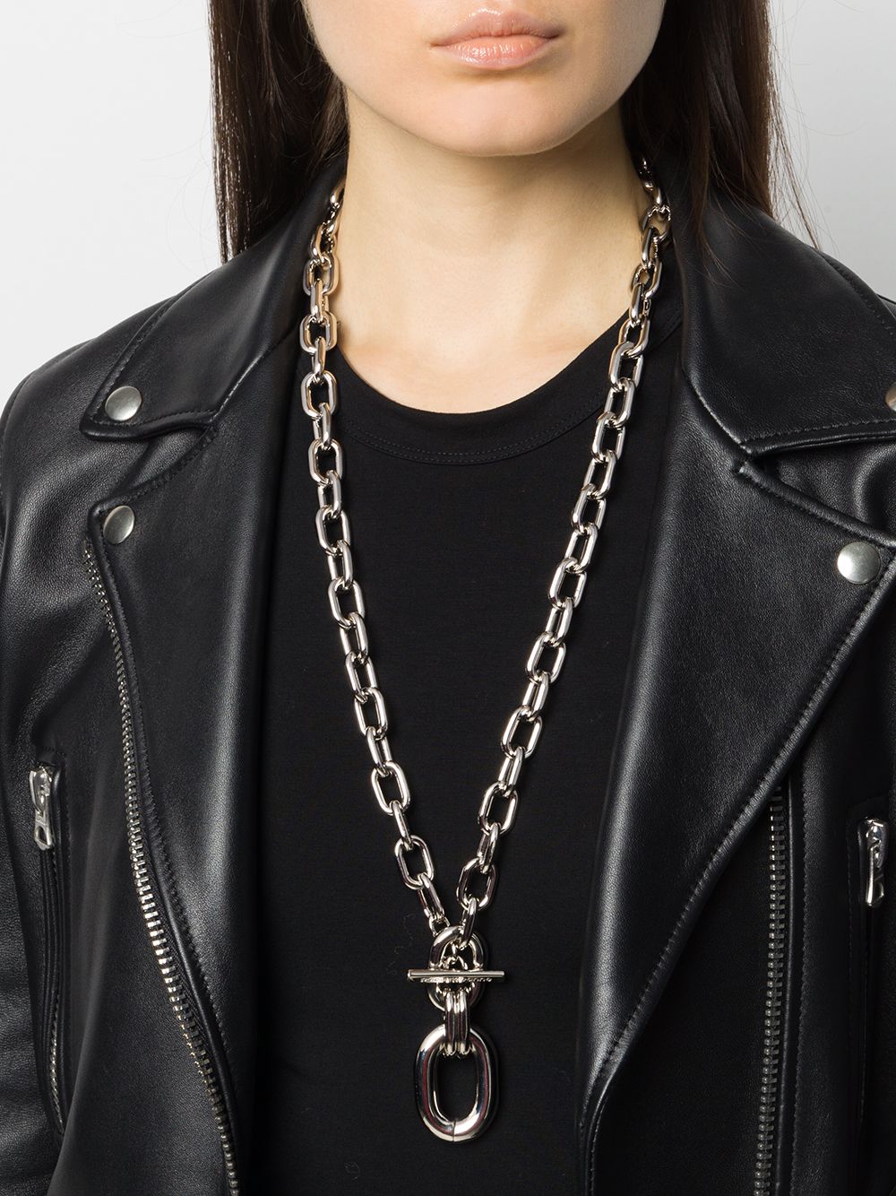 Image 2 of Rabanne toggle chain pendant necklace