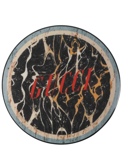 Gucci caja con motivo marmoleado y logo