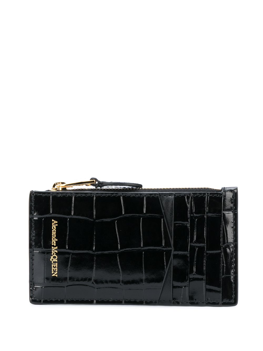 Alexander McQueen Portemonnee met studs - Zwart