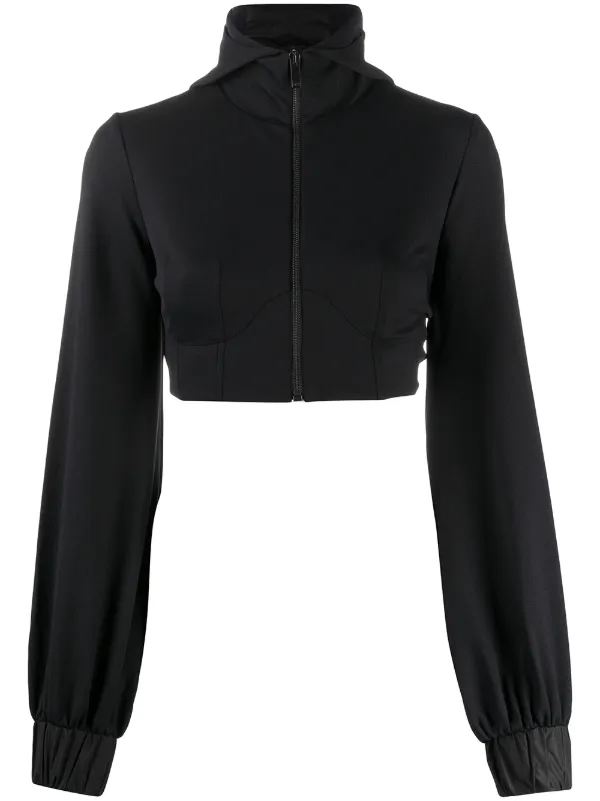 women's white hooded zip up sweatshirt