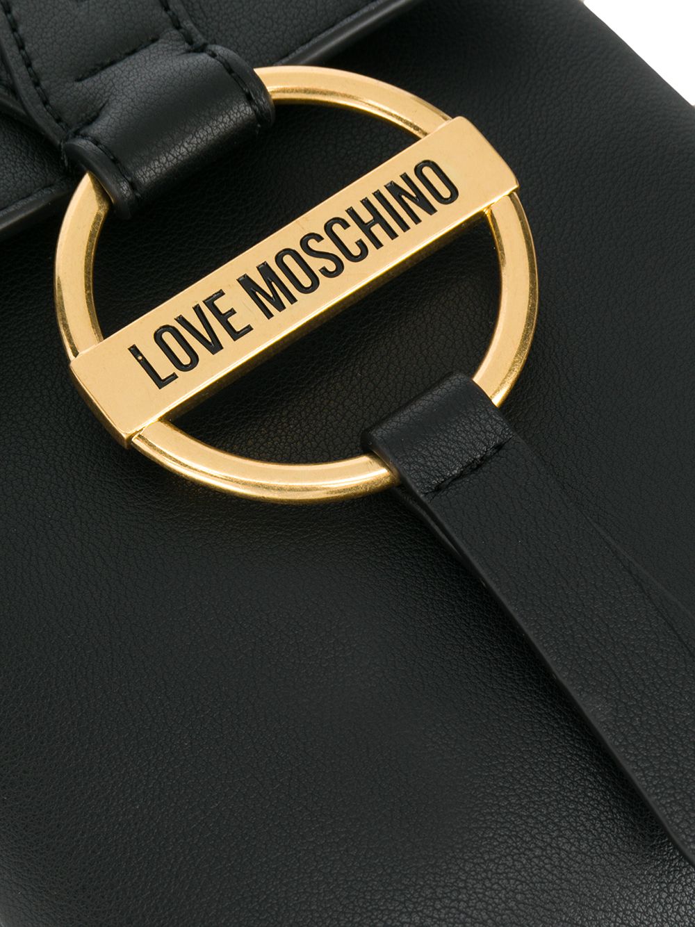 фото Love moschino сумка через плечо с металлическим логотипом