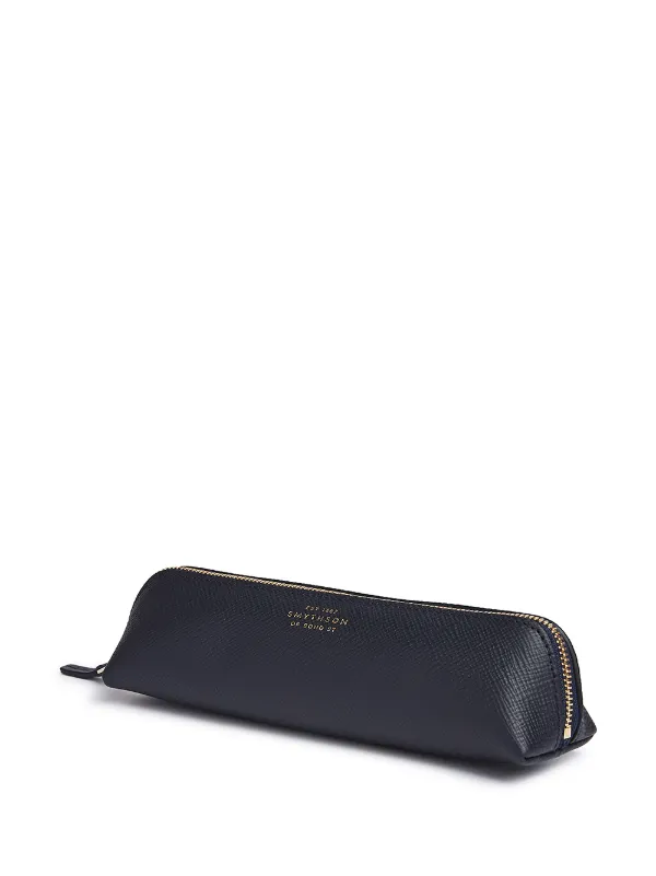 Smythson Panama Pencil Case | Blue | FARFETCH
