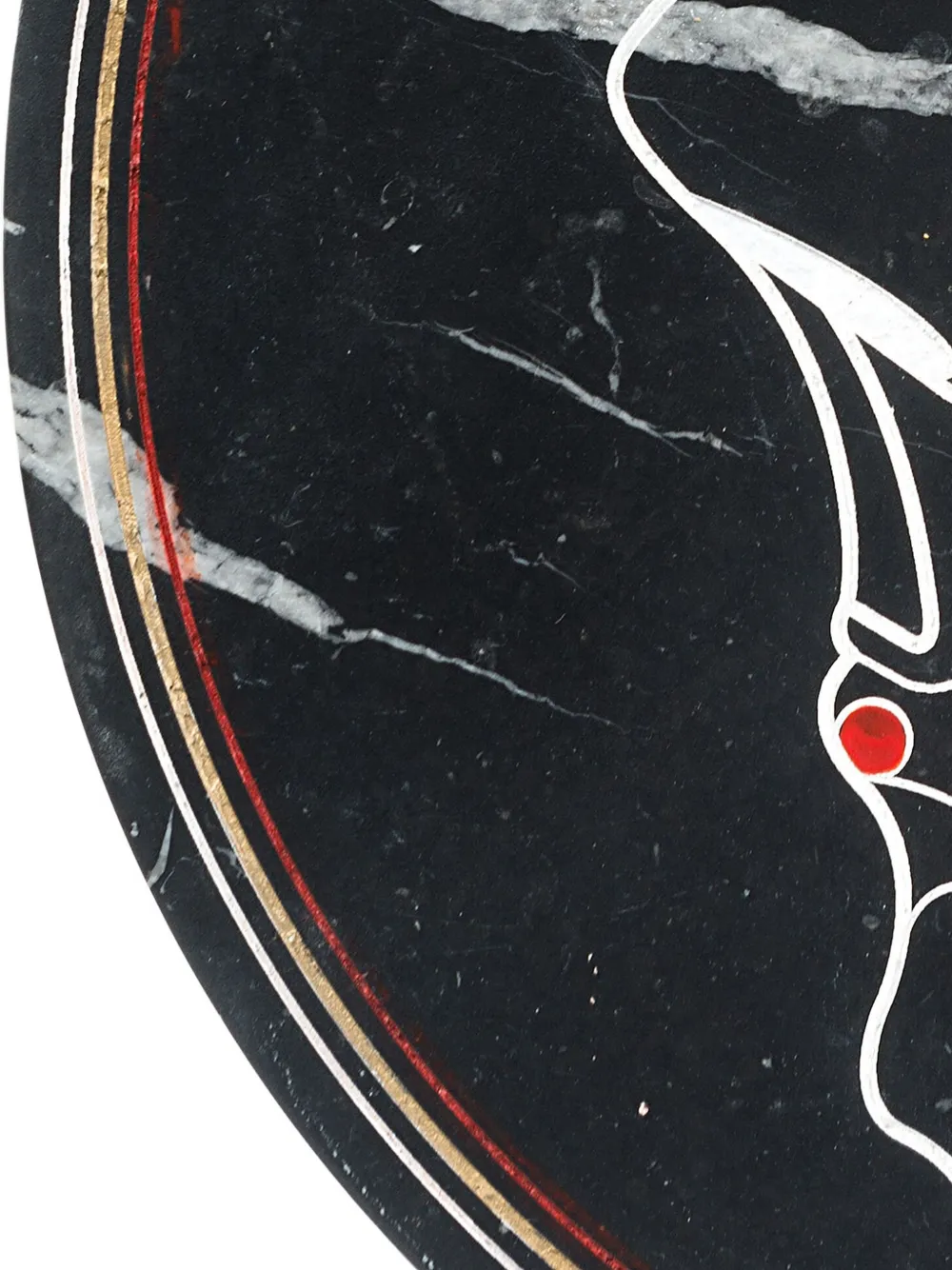  Editions Milano Marblelous Ii Teller 32cm   Schwarz 