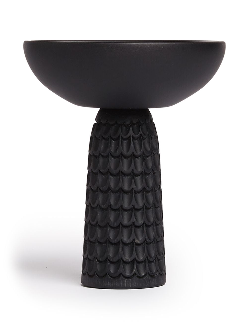 Shop Zanat Nera Small Wooden Bowl (12cm) In Black