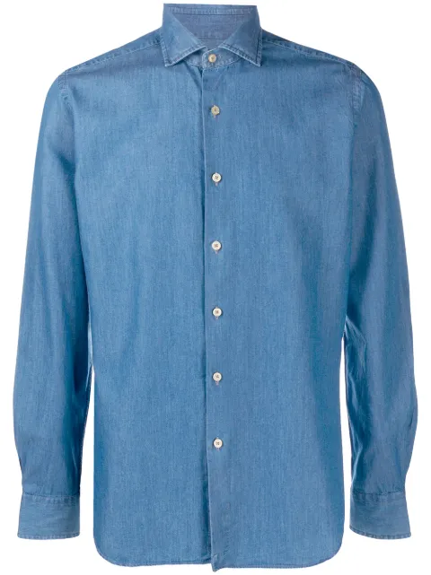 Xacus long sleeve denim shirt