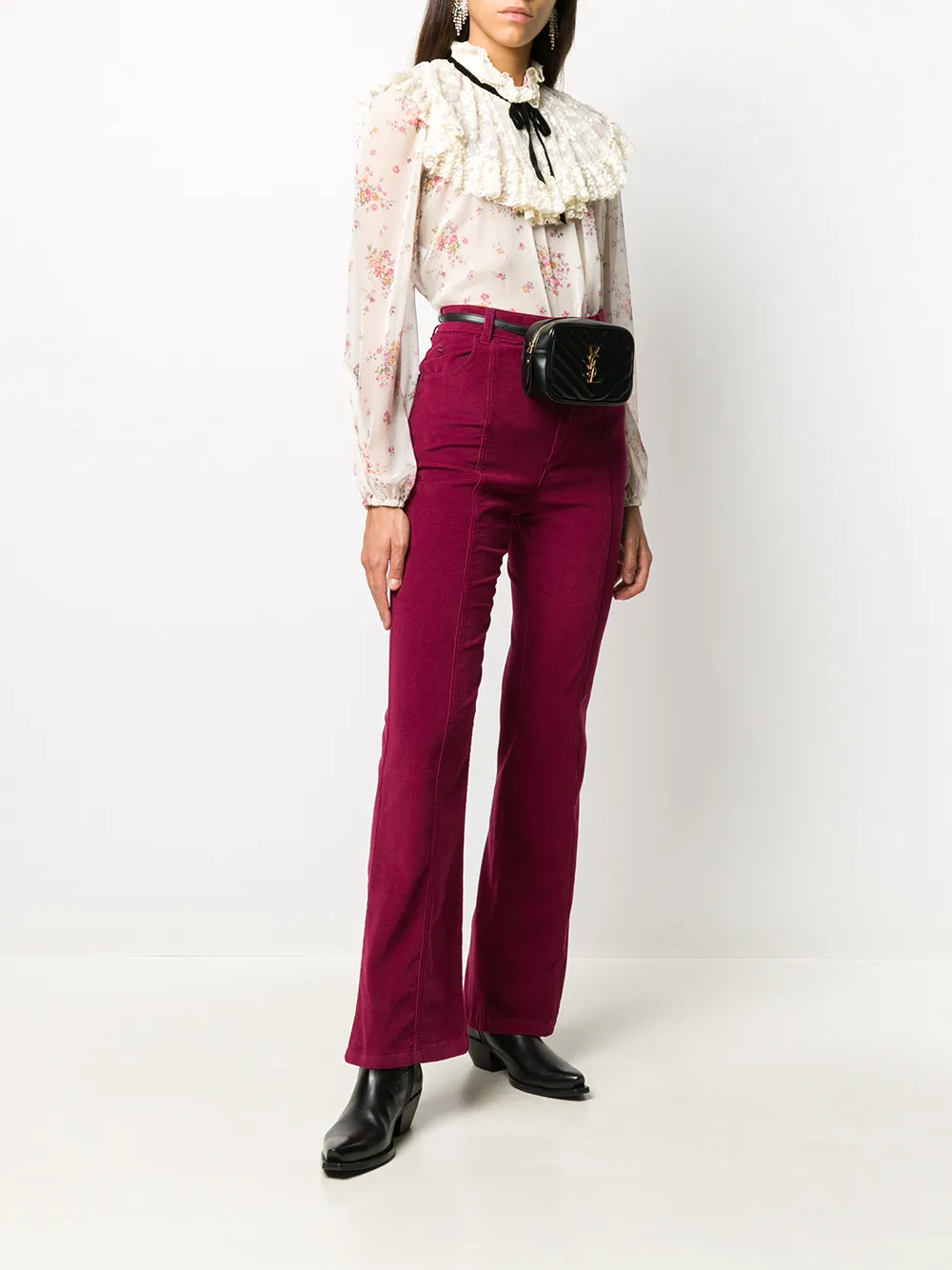 Philosophy Di Lorenzo Serafini Flared broek - Roze