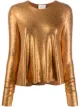Image 1 of Forte Forte long-sleeved metallic sheen top