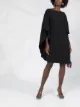 Image 2 of Alberta Ferretti draped sleeve shift dress