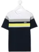 Image 1 of BOSS Kidswear colour-blocked cotton T-shirt