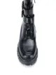 Ash buckle detail combat-boots