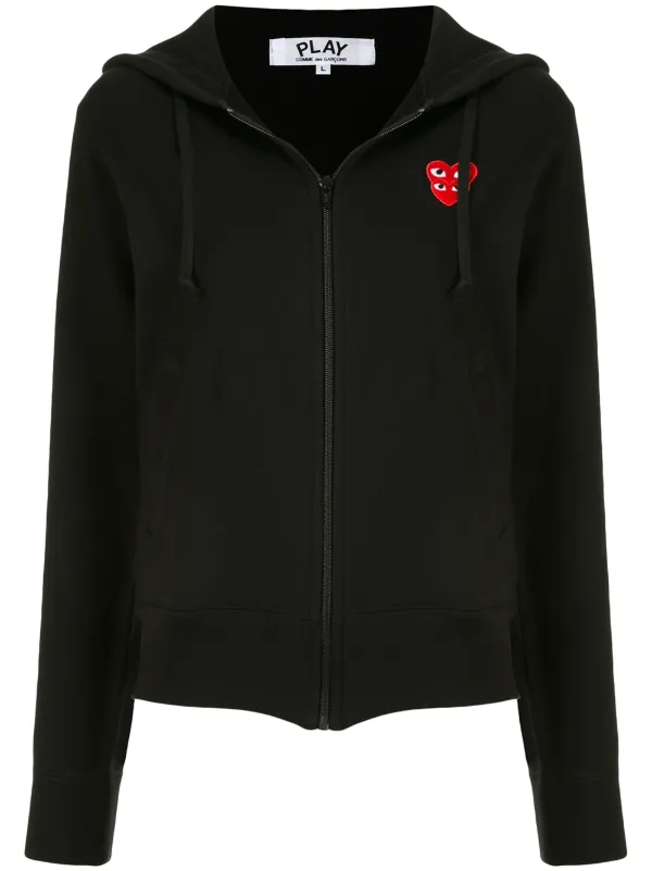 comme des garcons zip up hoodie 50