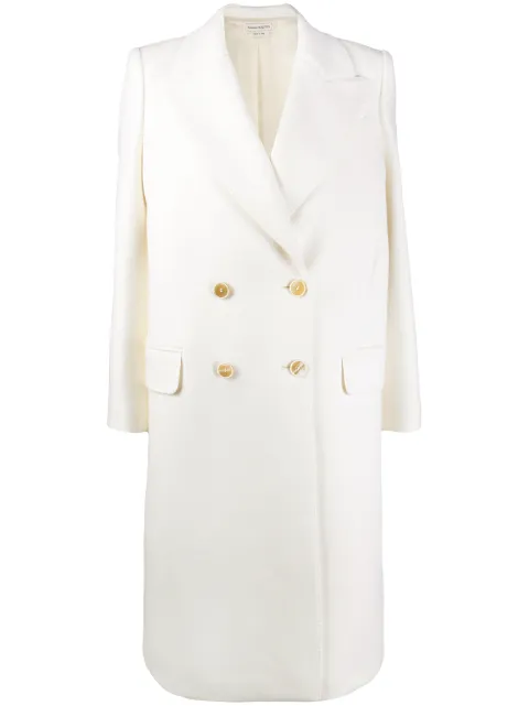 Alexander McQueen معطف بصفي أزرار